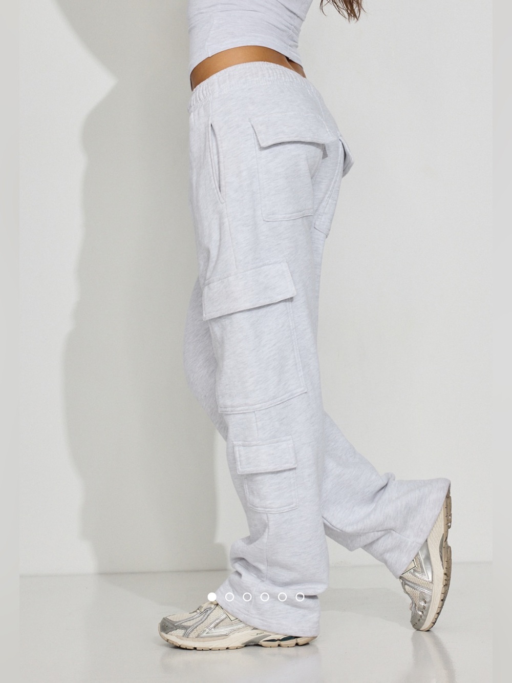 Garage Light Gray Cargo Sweatpants